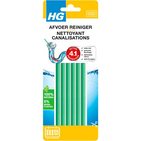 HG Afvoerreiniger Sticks 6 stuks
