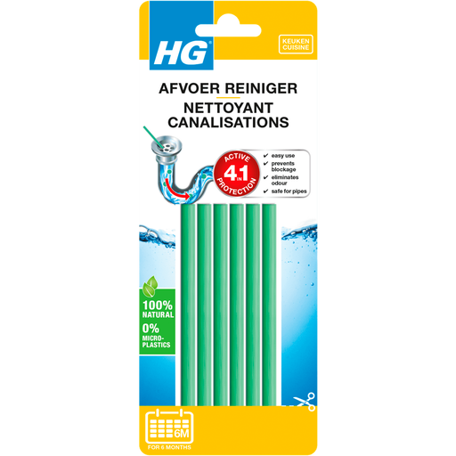 HG Afvoerreiniger Sticks 6 stuks