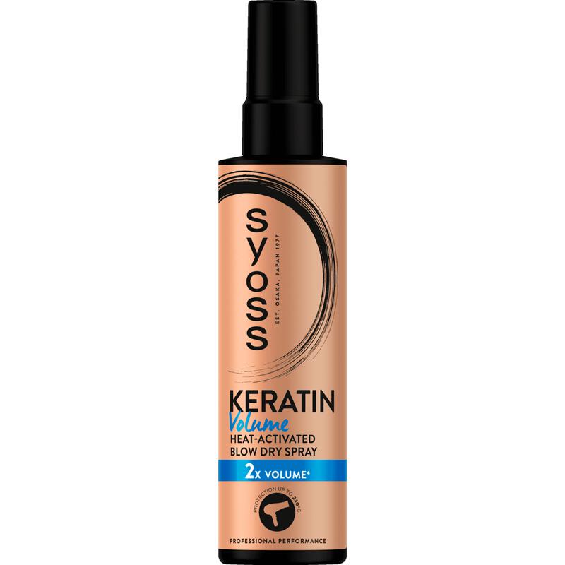 Syoss Keratine Volume Heat-Activated Blow Dry Spray 200 ML
