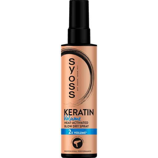Syoss Keratine Volume Heat-Activated Blow Dry Spray 200 ML