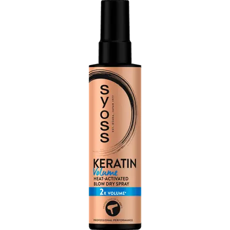 Syoss Keratine Volume Heat-Activated Blow Dry Spray 200 ML