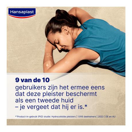 Hansaplast Second Skin Protectoin Waterproof en Transparante Pleister Strips 6 stuks
