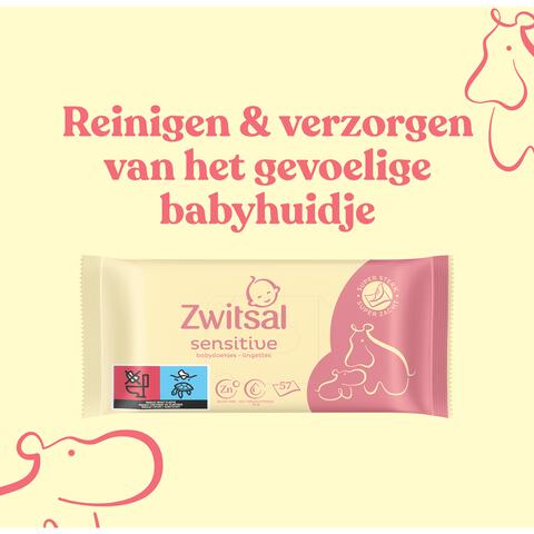 Zwitsal Baby Sensitive Billendoekjes 57 stuks