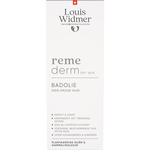Louis Widmer Remederm Badolie Licht Geparfumeerd 250 ML