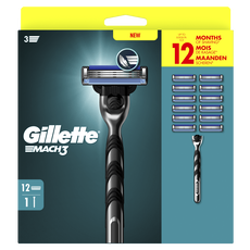 Gillette Mach3 Scheersysteem Met 12 Navulmesjes