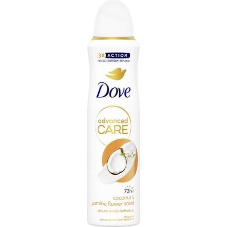 Dove Advanced Care Coconut & Jasmine Flower Anti-Transpirant Deodorant Spray 150 ML