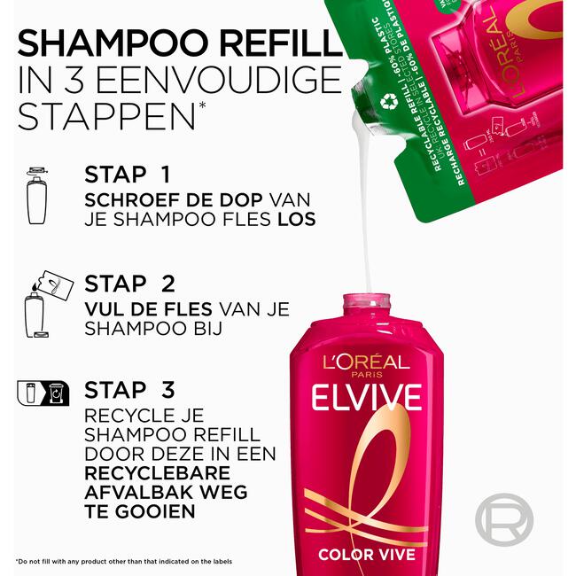 L'Oréal Paris Refill Color Vive Shampoo Navulling 250 ML