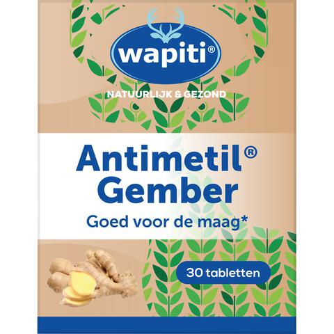 Wapiti Antimetil Gember 30 stuks