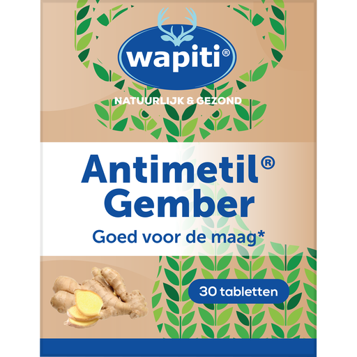 Wapiti Antimetil Gember 30 stuks