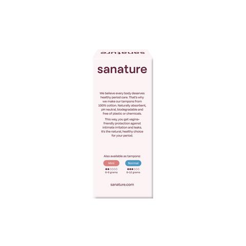 Sanature 100% Katoenen Tampons Super 16 stuks