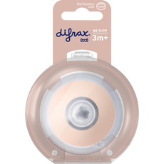 Difrax LOVI Mammafeel Flessenspeen 3M+ Slow