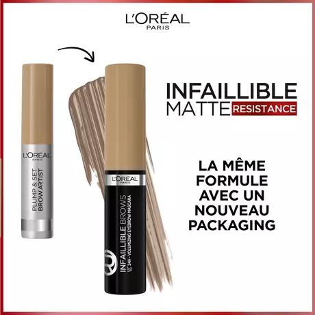 L'Oréal Paris Infaillible Brow Mascara 5.0 Light Brunette