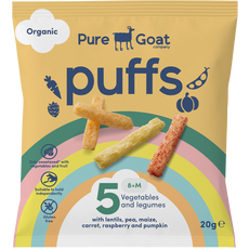 Pure Goat Company Bio Puffs 5 Vegetables And Legumes 8M+ 20G