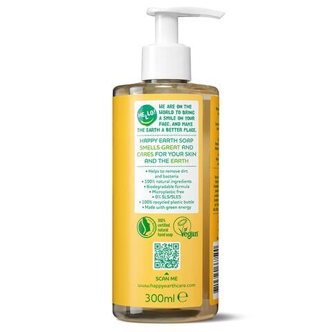 Happy Earth 100% Natuurlijke Jasmin Ho Wood Handzeep 300 ML