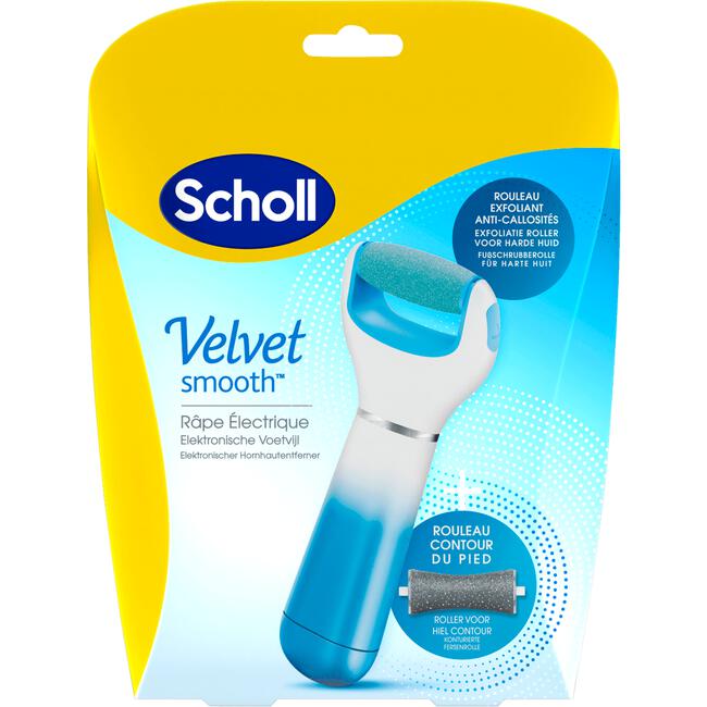 web engel Kwade trouw Scholl Velvet Smooth Elekrische Voetvijl Blauw 1 EA | Etos