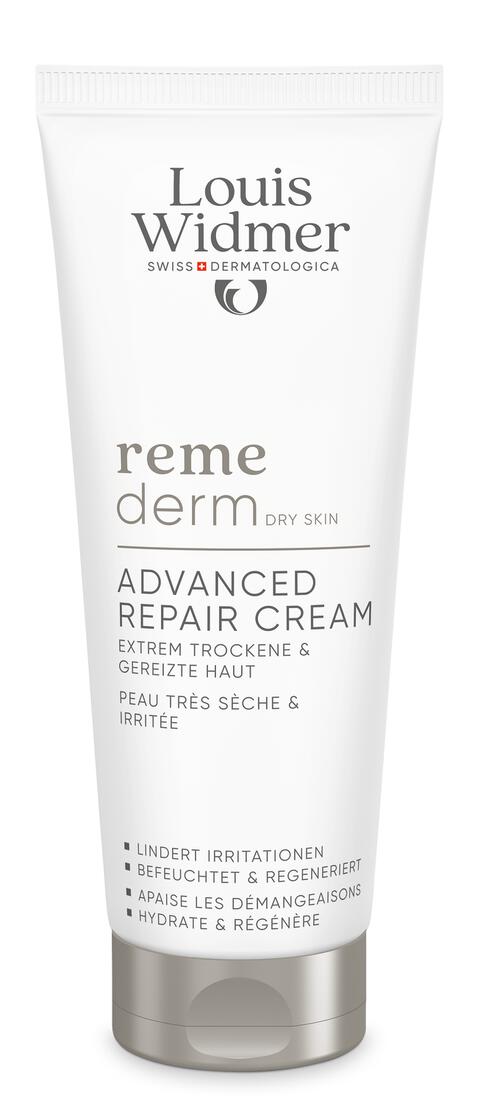 Louis Widmer Remederm Crème Dry Skin Fluide Zonder Parfum 75 ml
