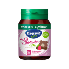 Dagravit Natural Kids Multi Framboos Hooggedoseerd 60 Dragees