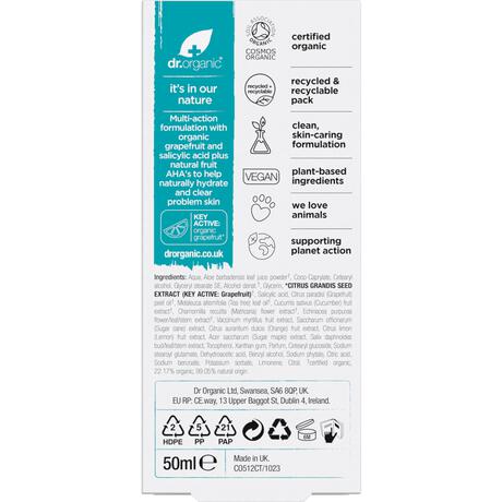 Dr. Organic Skin Clear Moisturiser 50 ML