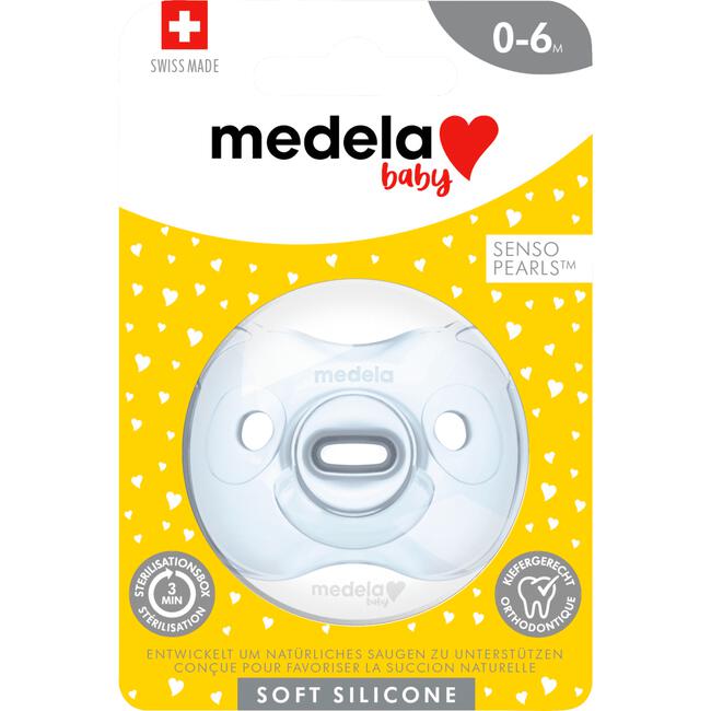 Medela Baby Fopspeen Soft Silicone 0-6M Soft Blue