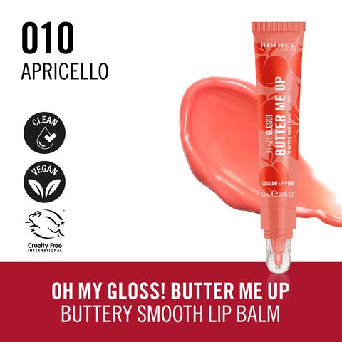 Rimmel Oh My Gloss! Butter Me Up 010 Apricello 15 ML