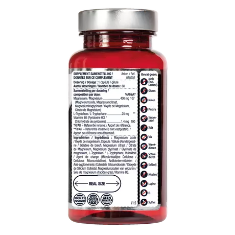 Lucovitaal Magnesium 400 Vitamine B6 & L-Tryptofaan Capsules 60 stuks