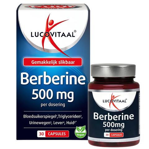 Lucovitaal Berberine Puur 500 mg 30 stuks