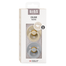 BIBS Size 2 Vanilla/Cloud Anatomical Fopspenen 2 stuks