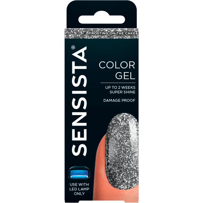 Sensista Color Gel Nagellak Frosting on the Cake Zilver/Glitter