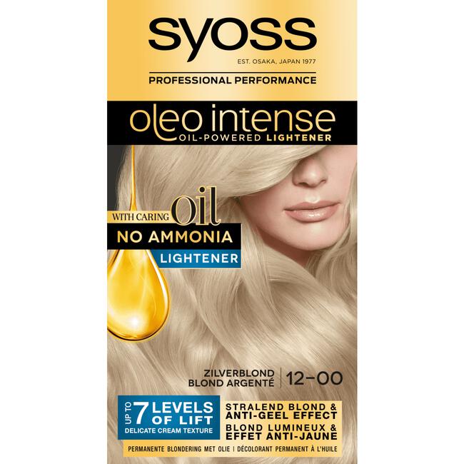 Syoss Oleo Intense 12-00 Zilverblond Haarverf