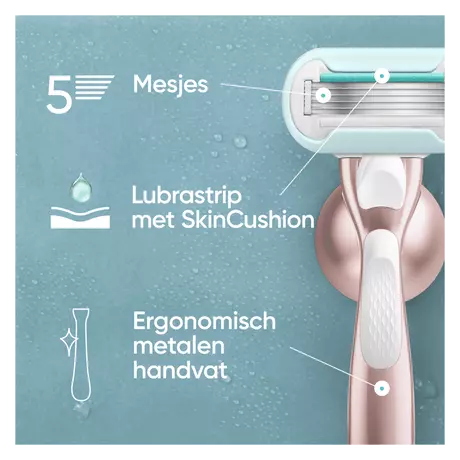 Gillette Venus Pro Deluxe Smooth Sensitive Scheersysteem Met 1 Navulmesje