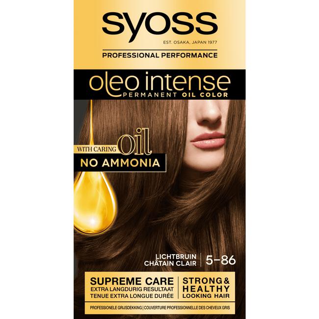 Syoss Oleo Intense 5-86 Lichtbruin Haarverf