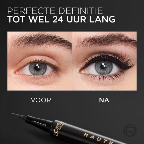 L'Oréal Paris Haute Precision Eyeliner 01 Noir Silk Zwart