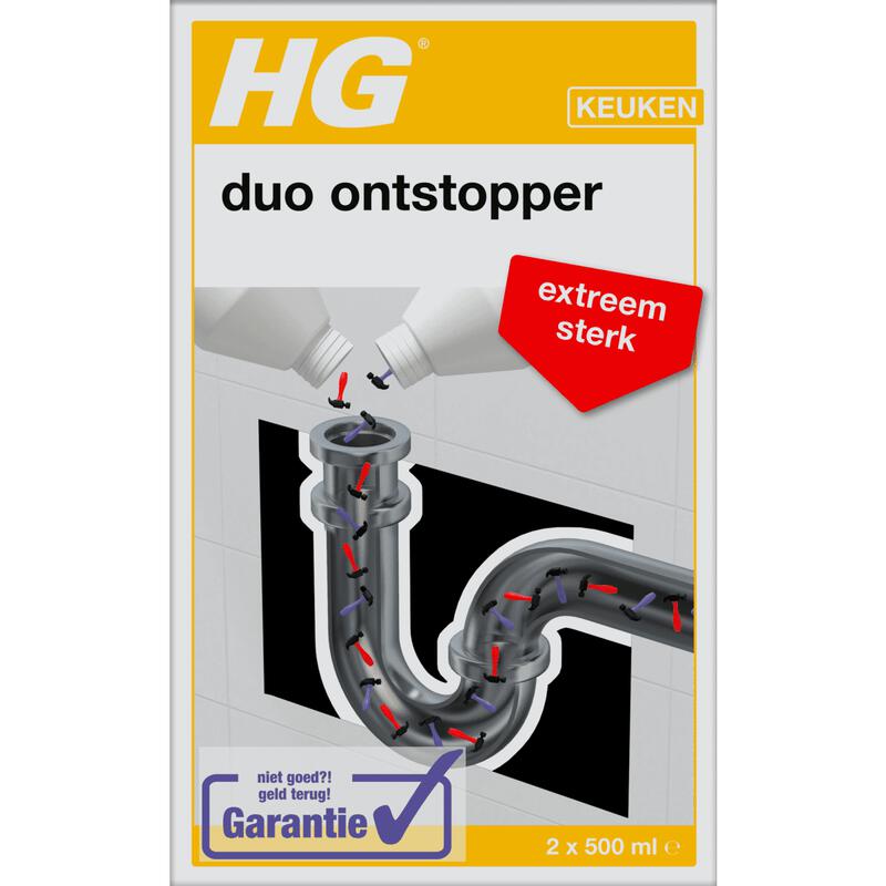 HG Duo Ontstopper 2x 500 ML