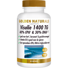 Golden Naturals Visolie 1400 TG 40% EPA &  30% DHA Capsules 60 stuks