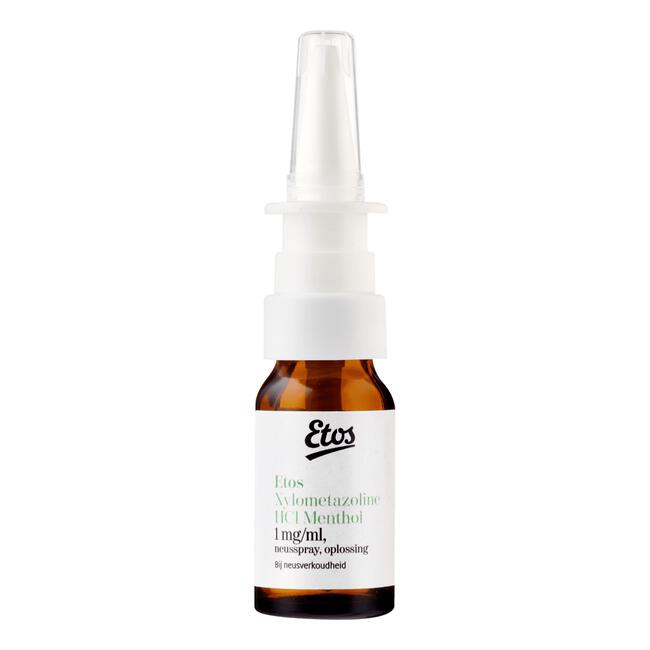 Etos Xylometazoline HCl Menthol 1 MG/ML Neusspray