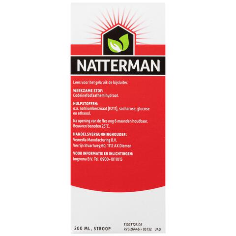 Natterman Bronchicum Extra Sterk 200 ML