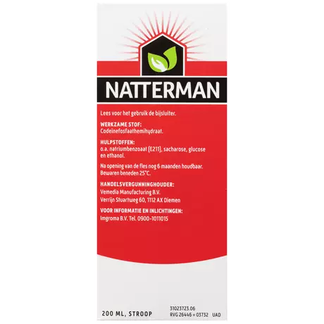 Natterman Bronchicum Extra Sterk Stroop 200 ML