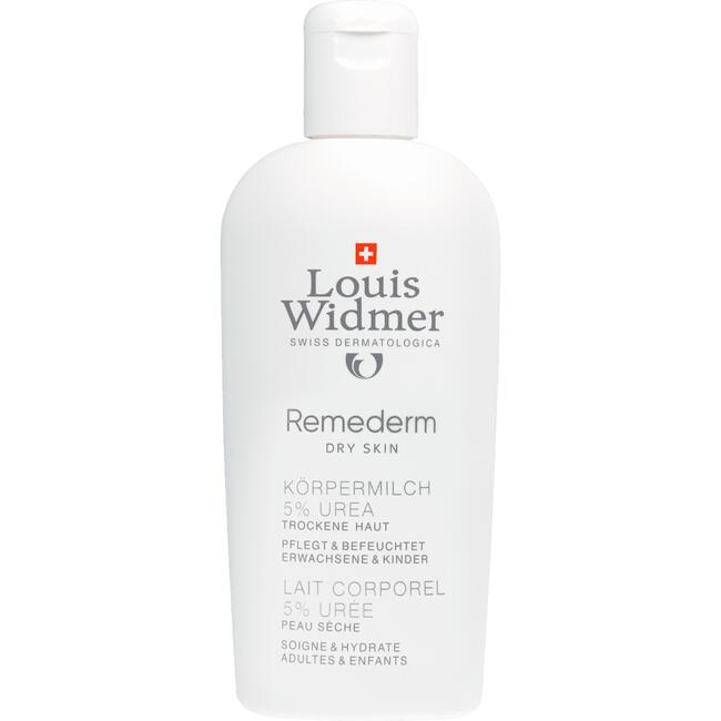 Louis Widmer Remederm Dry Skin Lichaamsmelk Zonder Parfum 200 ML