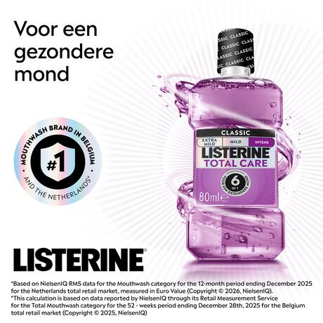 Listerine® Total Care Mondwater Mini 80 ML