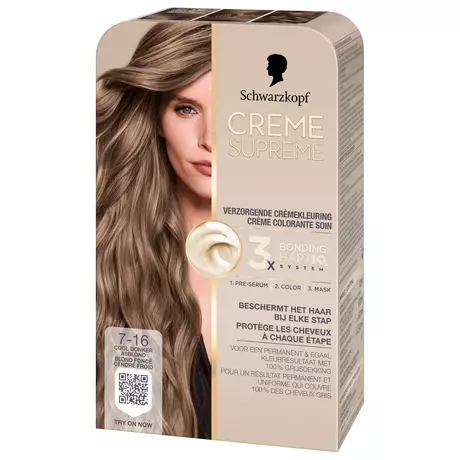 Schwarzkopf Creme Supreme Haarkleuring 7-16 Cool As Donkerblond