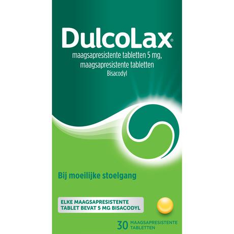 Dulcolax Bisacodyl Omhulde Tabletten 5 MG 30 Tabletten