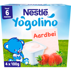 Nestlé Yogolino Aardbei 6+ Baby Toetje