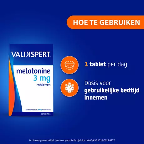 Valdispert Melatonine 3 MG 30 stuks