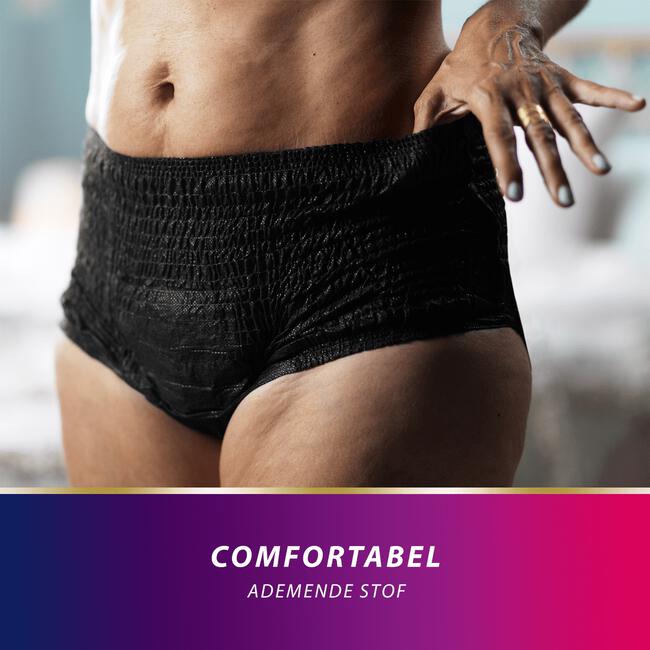 TENA Silhouette Pants Plus Zwart High waist L 8 stuks