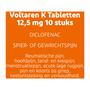 Voltaren K 12,5 MG Pijnstiller Filmomhulde Tabletten Diclofenac-Kalium 10 stuks