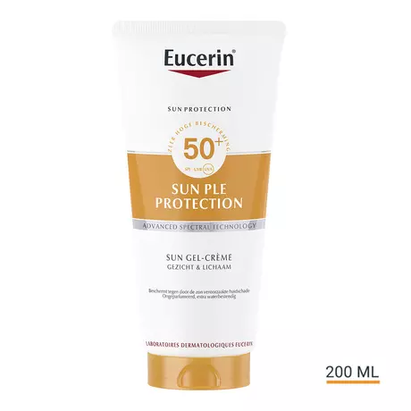 Eucerin Sun PLE Protect Sun Gel-Crème Gezicht En Lichaam SPF50 200 ML