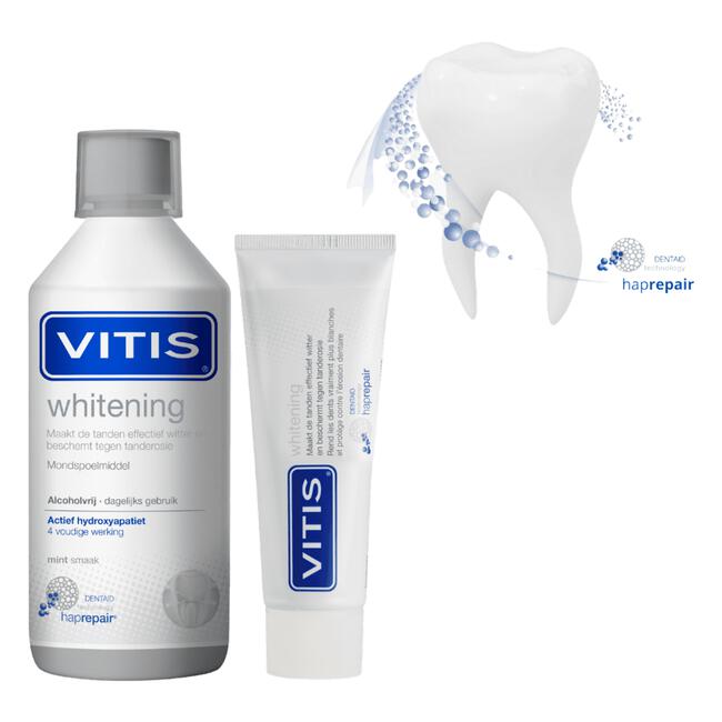 Schouderophalend wetenschappelijk slachtoffers VITIS Whitening Tandpasta 75 ML | Etos