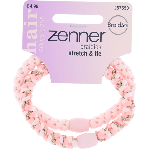 Zenner Haarelastiek Braidie Naturel 2x