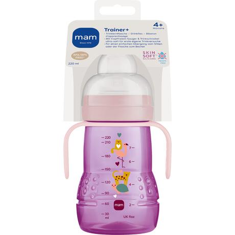 MAM Trainer+ Oefenbeker 4+ Maanden Roze 220 ML