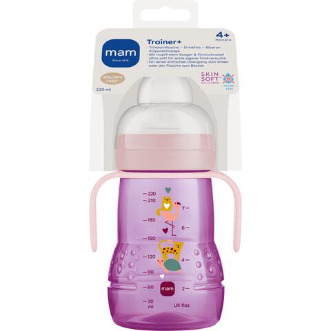 MAM Trainer+ Oefenbeker 4+ Maanden Roze 220 ML